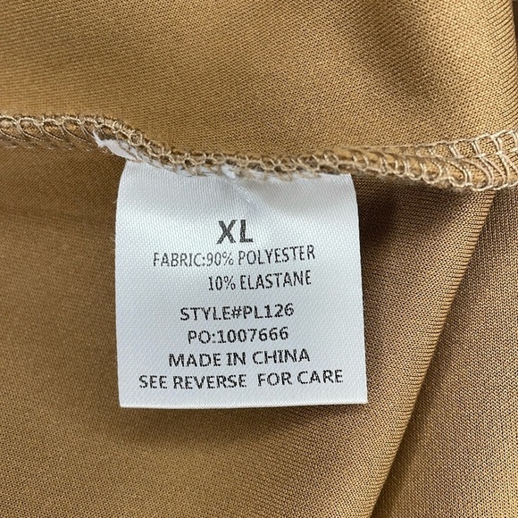 Pink Lily Beautiful Sound Mocha A-Line Suede Skirt Women's Size XL - Picture 6 of 9